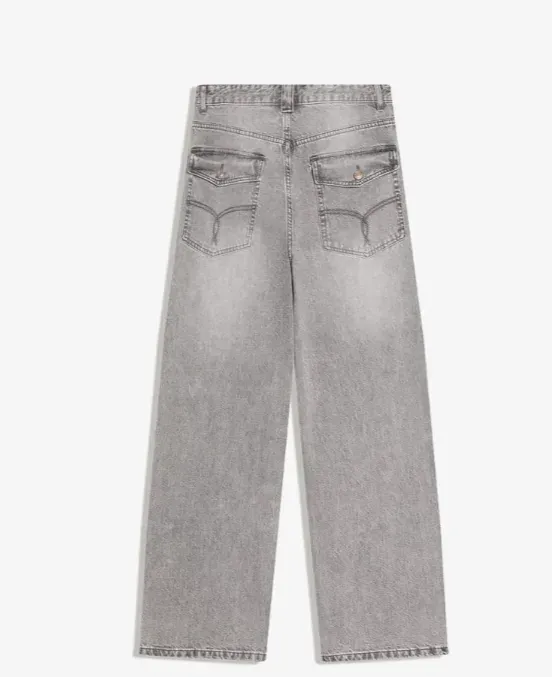 SUPER BAGGY JEAN GRIS BERSHKA
