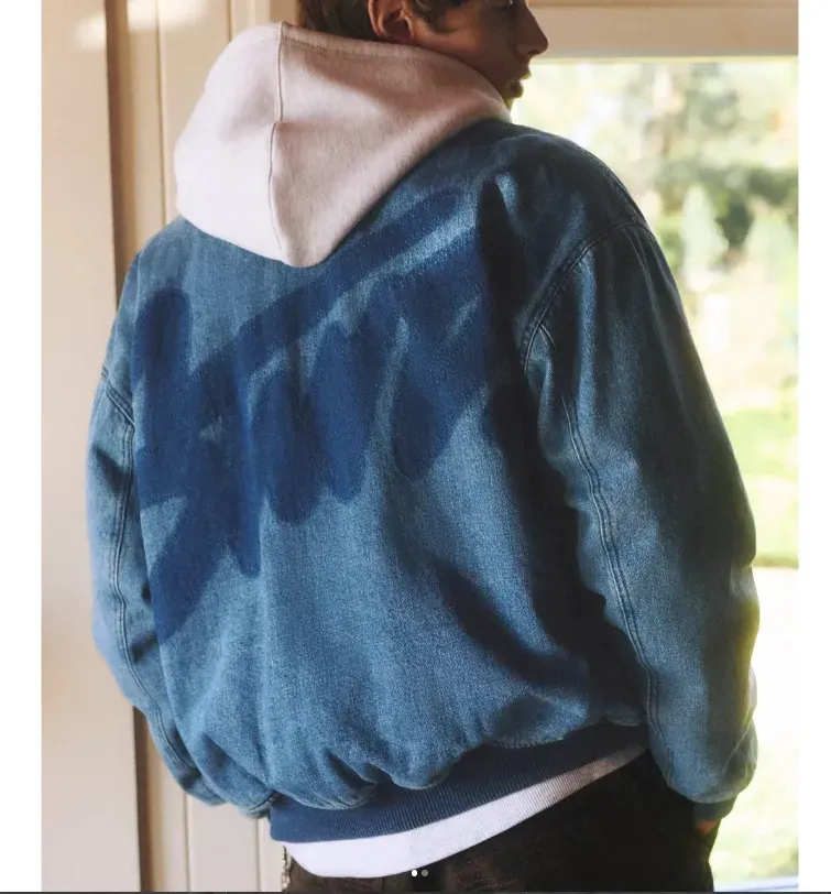 bomber jean pull and bear