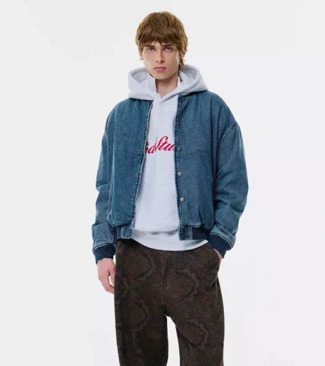 bomber jean pull and bear