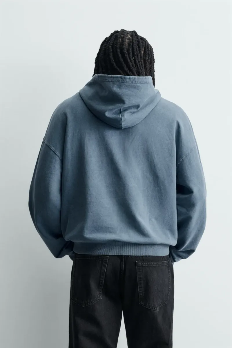 zara hoodie boxy