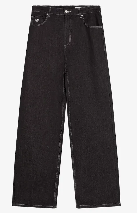 SUPER BAGGY BERSHKA NOIR